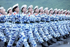 A80 阅兵第四次综合演练：为国庆节阅兵活动做好准备