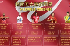 2025/26赛季V-LEAGUE：越南五大越侨明星