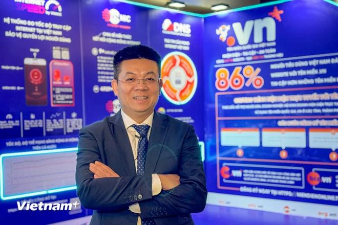 越南互联网中心(VNNIC)主任阮鸿胜。图自Vietnam+ vnnic-9048.jpg.webp