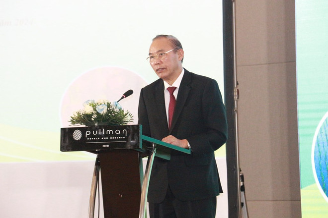 农业与农村发展部副部长冯德进在会上发表讲话。图自越通社 uuid=50616A54-9DED-432A-AE64-C4D7E04E1D4A&library=1&type=1&mode=1&loc=true&cap=true.jpg