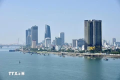 岘港市一角。图自越通社