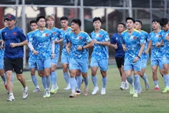 越南U23队球员。图自越通社