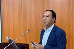 越南社会科学杂志总编辑、社会科学出版社副社长阮维利。图自越通社