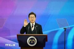 李在明当选为大韩民国第21任总统。图自越通社