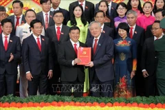 依青河涅克丹同志被指定担任新一届林同省省委书记。图自越通社