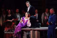 白俄罗斯国家模范歌剧和芭蕾舞大剧院的演出将汇聚欧洲古典音乐的近百名精英。图自越通社