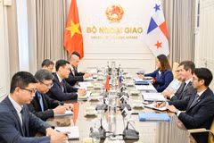越巴外交部第2次政治磋商现场。图自外交部