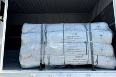 欧盟救援物资。图自越通社