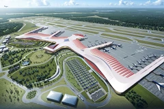 富国国际航空港的效果图。图自越通社