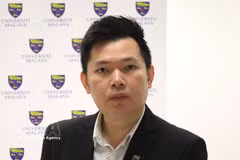 马来西亚马雅大学战略安全分析专家柯林斯·钟。图自越通社