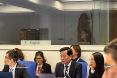 辐射与核安全局局长阮黄灵出席会议。图自越通社