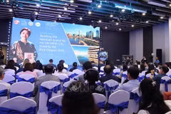 会议现场。图自越通社