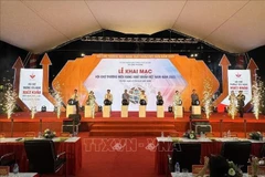 2025年越南出口商品品牌交易会开幕式。图自越通社