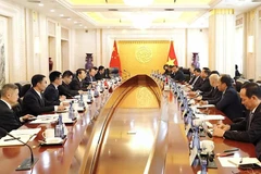 双方会见场景。图自越南建设部