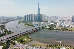胡志明市的一角。图自越通社