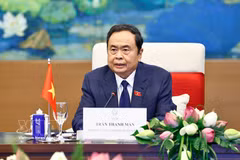 越南国会主席陈青敏。图自越通社