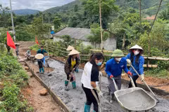 莱州省民众积极参加新农村建设计划。图自nongthonmoi.laichau.gov.vn