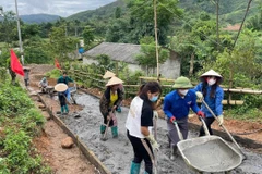 莱州省民众积极参加新农村建设计划。图自nongthonmoi.laichau.gov.vn