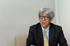 日本共同社前驻越南首席代表三宅一久。图自越通社