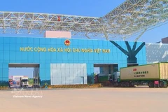 北仑河二桥专用于货物运输。图自越通社