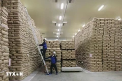 大米储备库。图自共同社