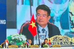 越南最高人民检察院院长阮辉进出席东盟检察长会议。图自保护法律报
