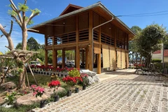 泰国乌隆他尼府胡伯伯高脚屋全景。图自Vietnam+