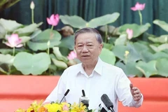 越共中央总书记苏林。图自越通社