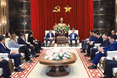 双方会见现场。图自hanoimoi
