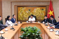 软只用副总理会意见上海世界顶尖科学家发展基金会代表团。图自越通社