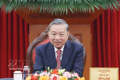 越共中央总书记、国家主席苏林。图自越通社