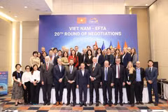 EFTA与越南的谈判小组。图自工贸杂志网 