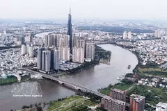 胡志明市一角。图自越通社