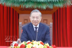 越共中央总书记、国家主席苏林。图自越通社