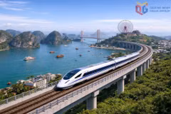 河内-广宁高速铁路项目效果图。图自《广宁电子报》