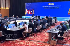 2025年10月24日举行的东盟经济共同体理事会会议。图自越通社