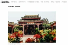 全球著名旅游杂志《旅游休闲》公布2025年全球十佳城市榜单，会安上榜。（屏幕截图）