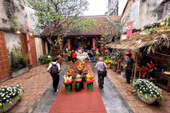 4月22日至28日，题为“竹子制品”的藤竹编手工艺展览将在金银祠堂（行银街42-44号）举办。图自越通社