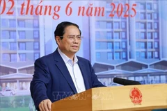 越南政府总理范明政6月2日主持召开全国视频会议。图自越通社