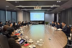 会见现场。图自越南国家证券委员会