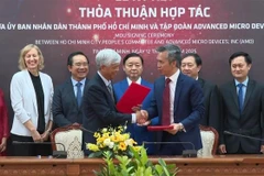 备忘录签署仪式。图自越通社