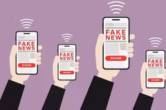 社交网络传播虚假信息最高罚款5000万越盾。图自VGP
