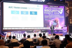 越南国家网络安全协会专家分享越南网络安全概况。图自越通社