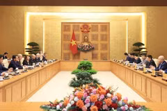 见面会场景。图自越通社