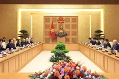 见面会场景。图自越通社