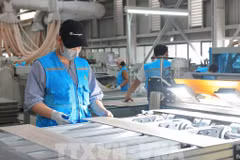 位于广安东梅工业园的Lioncore Vietnam Industrial公司的生产厂。图自越通社