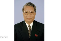 原越共中央政治局委员、原越南社会主义共和国主席陈德良。图自越通社