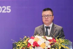 越南记者协会主席、2025年全国新闻节指导委员会主席黎国明致闭幕辞。图自越通社