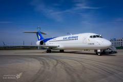 老挝国家航空公司飞机。图自老挝航空