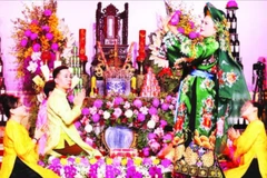 北山坊举行母神信仰仪式的一个场景。图自《人民报》